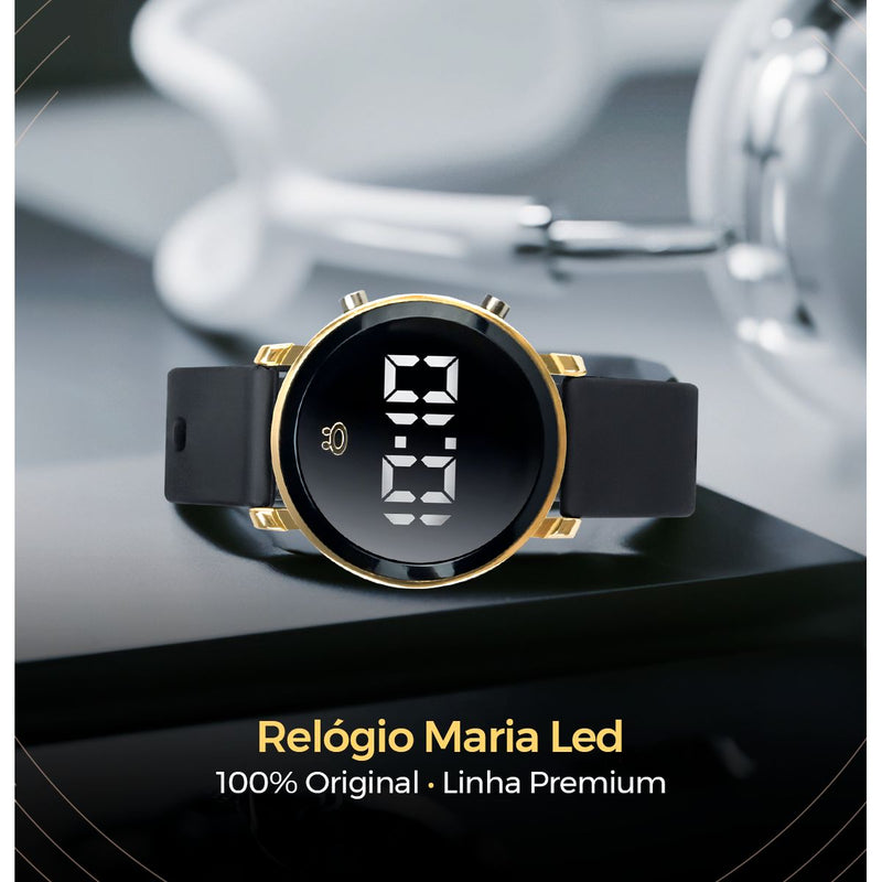 Relógio Feminino Led Milano Ganhe Grátis + óculos + pulseira