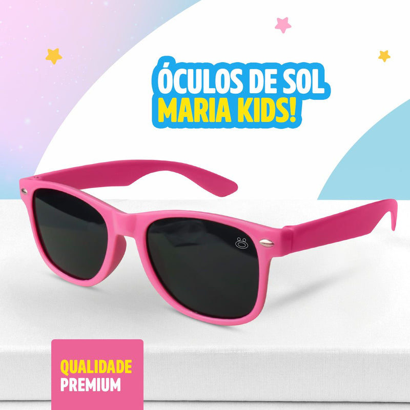 Óculos sol infantil fashion rosa